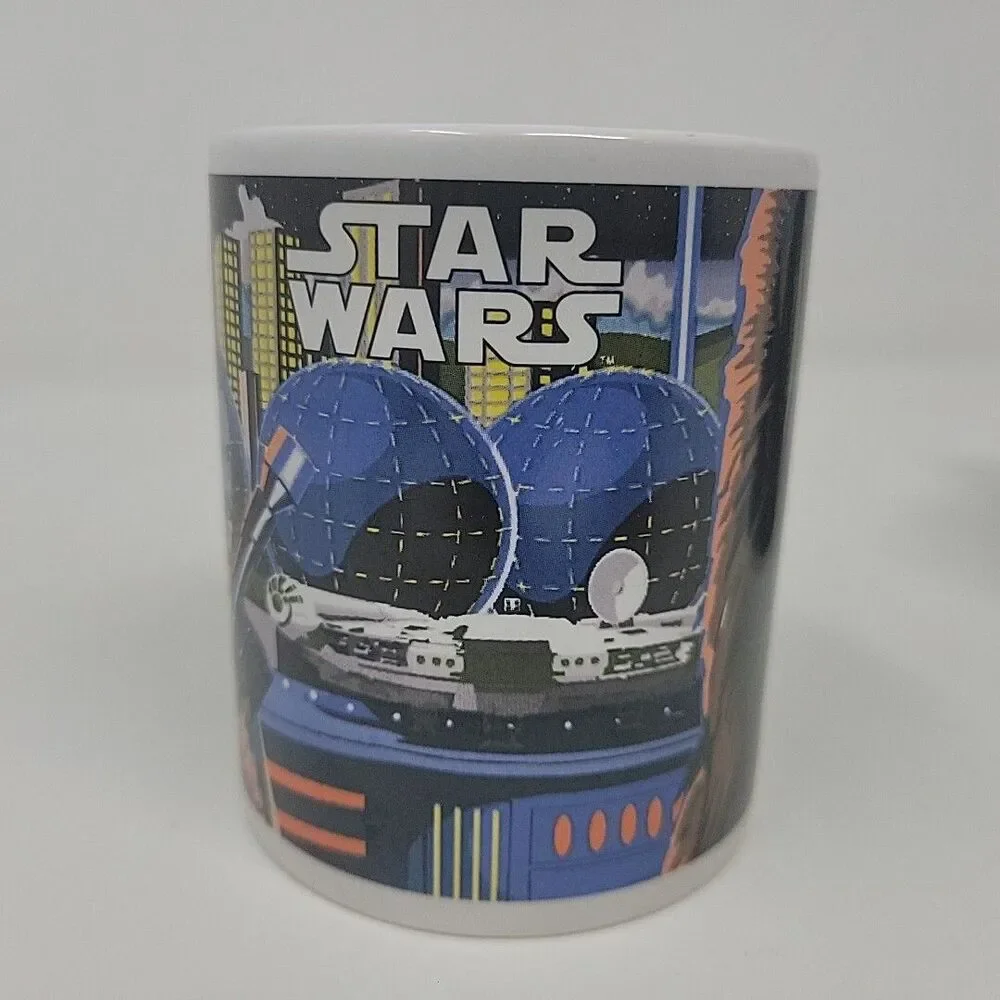Star Wars Coffee Mugs Boba Fett Han Solo 10oz Set of 2